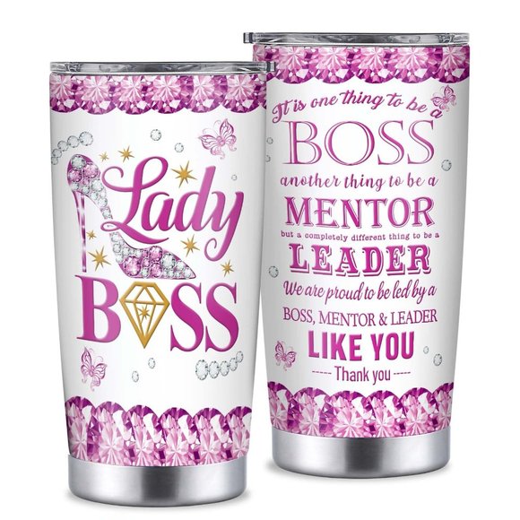YILOWEM Y Boss Lady 20oz Insulated Tumbler - Picture 1 of 4